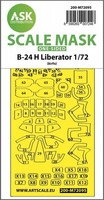 B-24H Liberator One-Sided Fit Express Mask For Airfix / 1:72