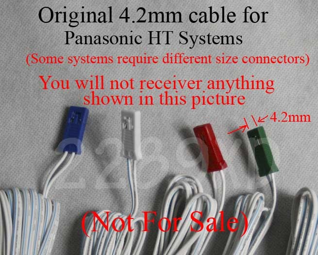 6c 4.2mm speaker connectors made for select sony/samsung/Panasonic Home