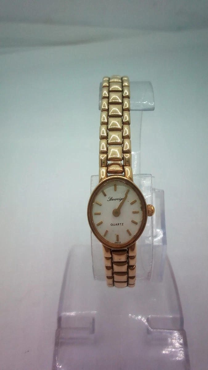 Vintage Hallmarked 9 ct Gold Ladies Sovereign Watch. eBay