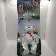 Maple The Bear -1999 McDonald's Ty Beanie Baby With Rare Errors 1993/OAKBROOK