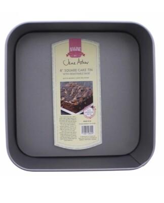 Asher Bakeware Jane Asher Cake Tins NEW JANE ASHER 8” SQUARE CAKE