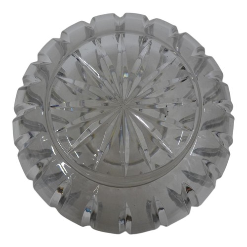 Heavy Crystal Round Clear Vase 5 1/2" Tall - Picture 13 of 14