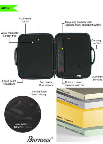 Surface Pro 3 12" Laptop Tablet Case Sleeve Pouch Memory foam Bag Black i - Picture 2 of 8
