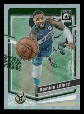 2023-24 Donruss Optic #4 Damian Lillard Holo Milwaukee Bucks