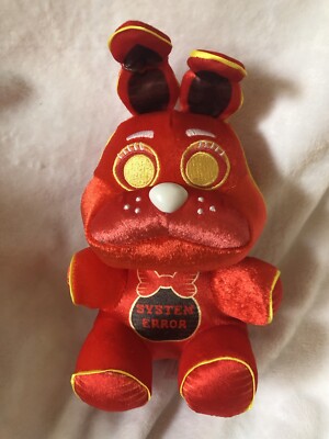 (NWOT) FIVE NIGHTS AT FREDDY'S FNAF AR SYSTEM ERROR TOY BONNIE FUNKO PLUSH