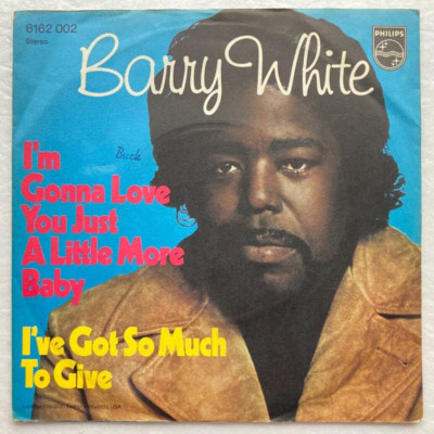 Barry White - I'm gonna love You just a little more Baby - 7'' near mint
