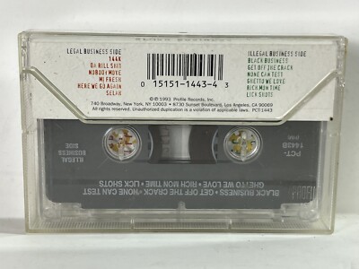 Poor Righteous Teachers - Black Business Cassette Tape 15151144343