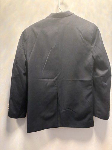 IZOD Boy’s Size 16 Navy Blue Blazer Fully Lined Year Round Brass Buttons - Picture 8 of 15