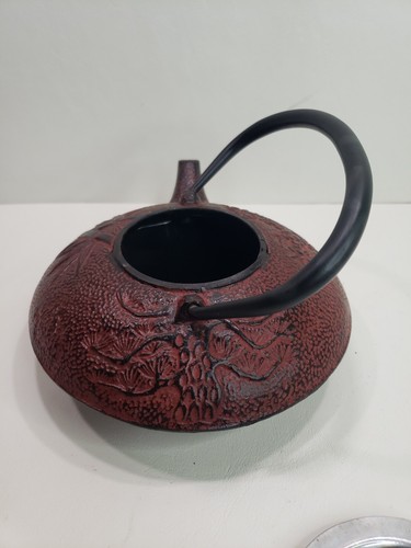 Vintage Japanese Iron ware Teapot 40oz - Picture 8 of 14