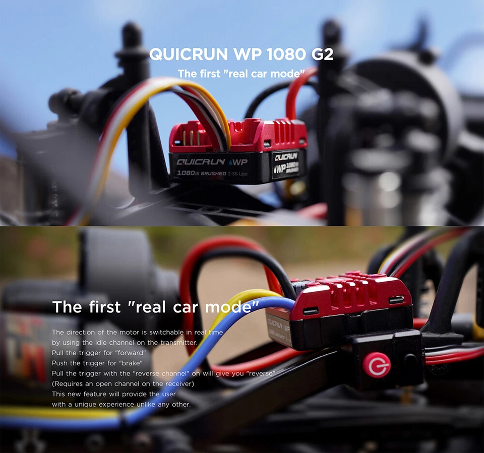 HobbyWing QuicRun 1080 G2 80A Brushed ESC Program Card for 1/8 1/10 RC Crawler - Image 4 of 4