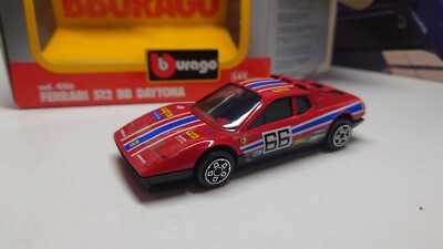 BURAGO MODELS - FERRARI 512 BB DAYTONA - OLDSCHOOL SPIELZEUGAUTO IM MASSSTAB 1:43 - 4106