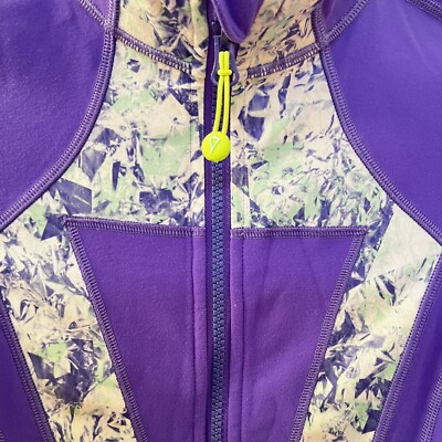 Ivivva Athletica by Lululemon Full Zip Jacket Purple Girls