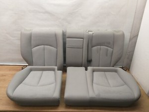 Mercedes W211 Mopf Rücksitz Rücksitzlehne Rücksitzkissen Alpacagrau Leder-Stoff