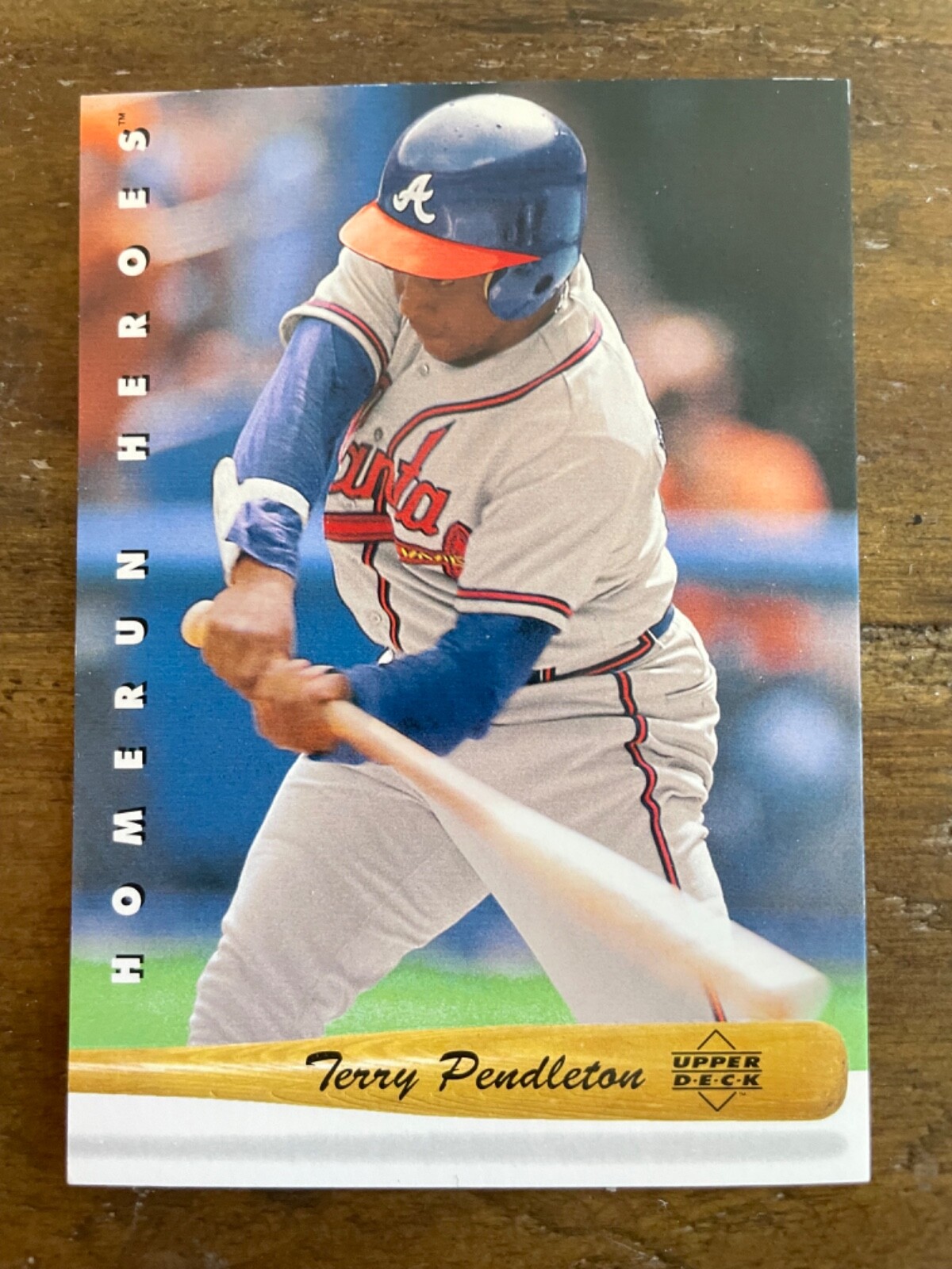 TERRY PENDLETON 1993 Upper Deck Homerun Heroes #HR18 Atlanta Braves