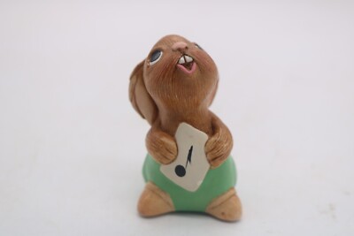 Vintage Pendelfin Collectable Bunny ''Polly''-Made in England-Hand Painted