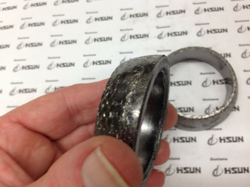 UTV,400,500,700,800,1000, MID PIPE MUFFLER EXHAUST GASKET,Hisun# 18006-115-0000 - Picture 5 of 14