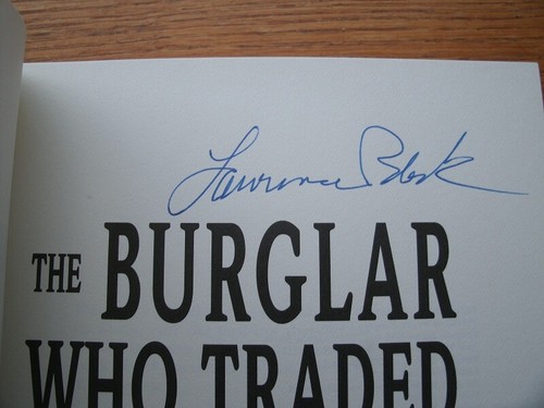 Lawrence Block The Burglar Who Traded Ted Williams 1st US HC SIGNED Near Fine - Picture 2 of 4