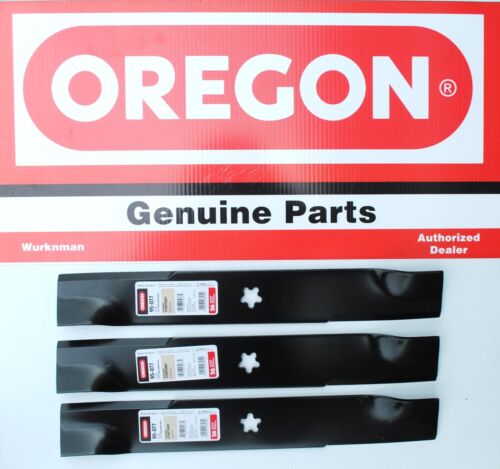 3 Stück Oregon 95-077 Mähmesser Husqvarna 52" Decks 574870801 GT52XLS GTH27V52