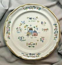 10 1//2" Dinner Plate, INTERNATIONAL CHINA CO., "Heartland", STONEWARE, Japan