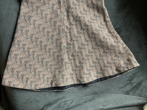 Zara Girls Size 11/12 CM 152 Dress Short Sleeve Pink Grey Gold Shimmer Free Ship - Picture 7 of 11