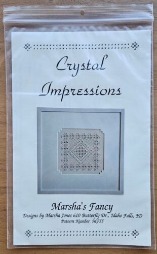 2 Hardanger patterns embroidery Marsha's Fancy Crystal Impressions, Reflections - Picture 3 of 4