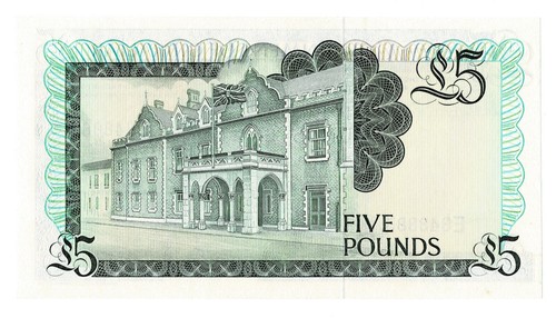 Gibraltar 5 Pounds 1988 Pick-21b ORIGINAL UNC - Picture 2 of 2
