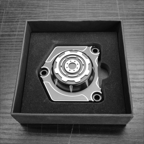 Fit H-D 1991-2017 DYNA Smashing Gear Contrast Cut Solenoid Cover - Picture 4 of 8