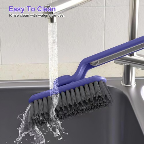 2x Crevice Cleaning Brush Set Kitchen Corner Hard Bristle Brush Ergonomic Handle - Picture 26 of 27