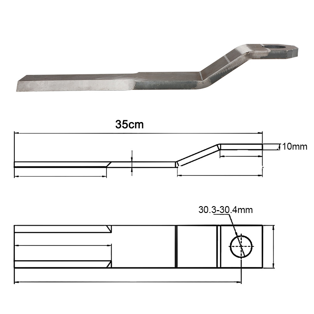 For Mower King Skidsteer Brush Hog Cutter Blades Heavy Duty Steel REPLACEMENT