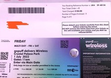 WIRELESS Crystal Palace 2022 - Friday Ticket (In Hand)&nbsp;