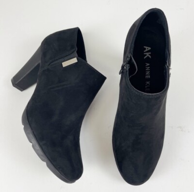 Anne Klein Booties Boots Womens 6 Black iFlex Heel NEW NWOT
