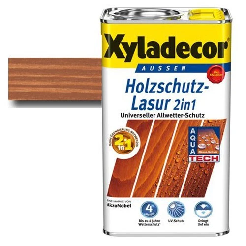 Xyladecor® Holzschutz-Lasur 2 in 1 Mahagoni 0,75 l