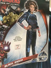 Marvel Avengers Black Widow Jumpsuit Costume Small