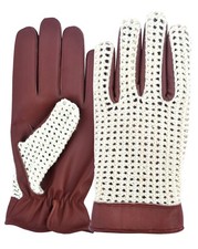 Mens Fashion Classic Vintage Driving Gloves Traditional English Leather Retro
