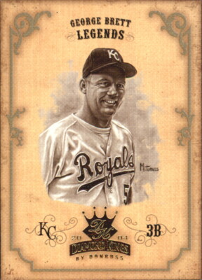 2004 Diamond Kings Baseball ''Sepia'' Parallel Cards