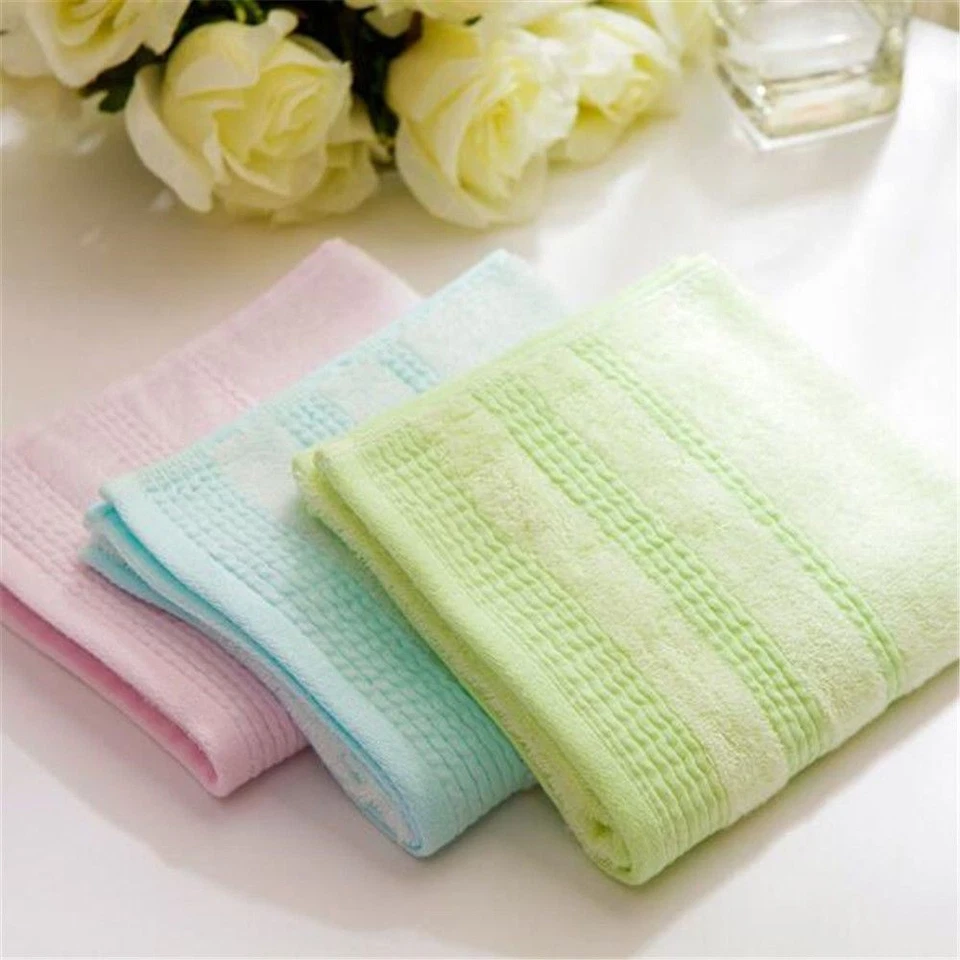 Toalla facial grande de fibra de bambú para gimnasio playa natación camping viajes deportes yoga Foto 2 de 4