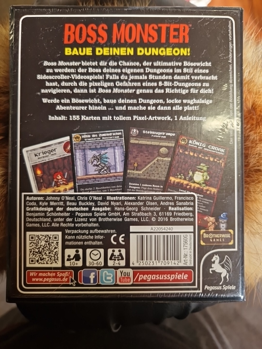 Thumbnail - Boss Monster - Baue Deinen Dungeon (pegasus Spiele) - Kartenspie