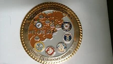 CHALLENGE COIN OLDER DEFENSE LOGISTICS AGENCY SUPPORT TEAM AFGHANISTAN SENTINEL
