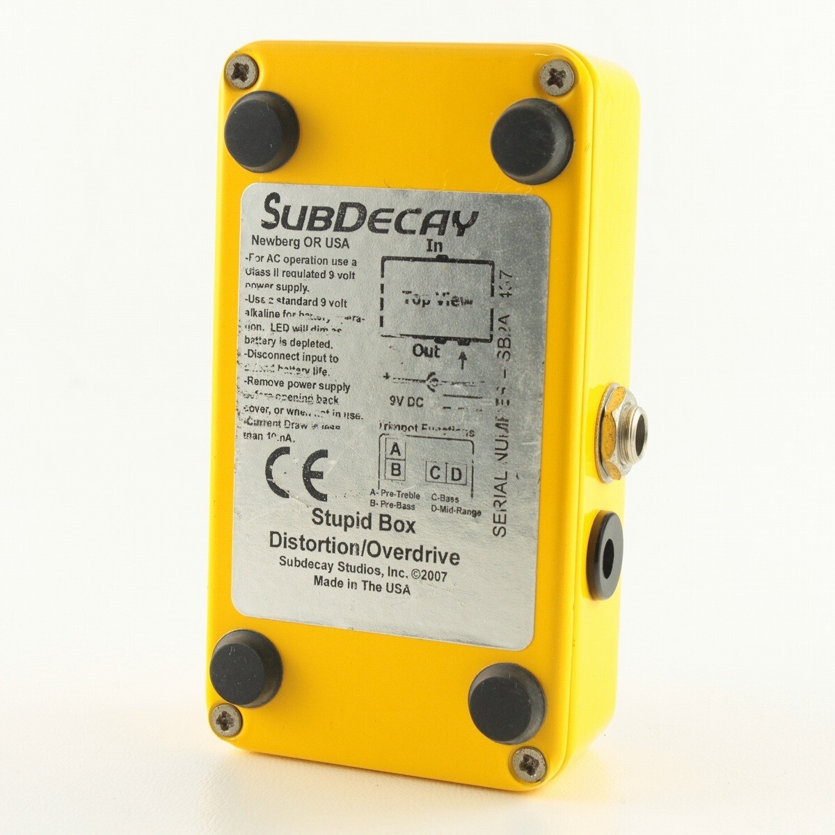 Subdecay Stupid Box エフェクター USA SUBDECAY STUPID BOX 未使用品
