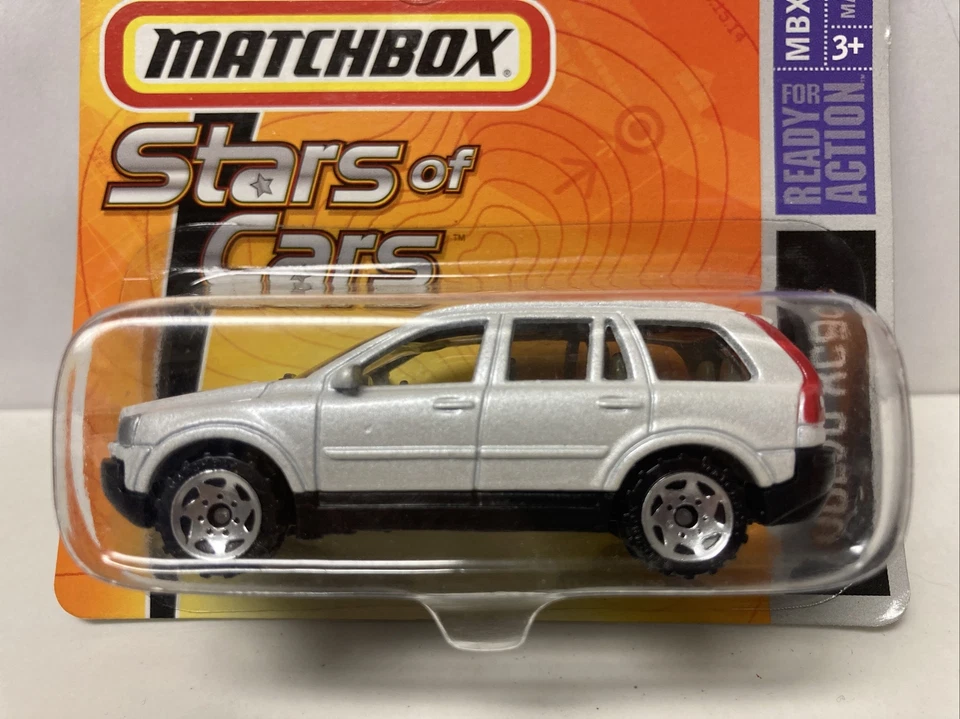 WRITING ON CARD 2007 Matchbox Dinky Toys Stars Of Cars White Volvo XC90 - Image 2 of 3