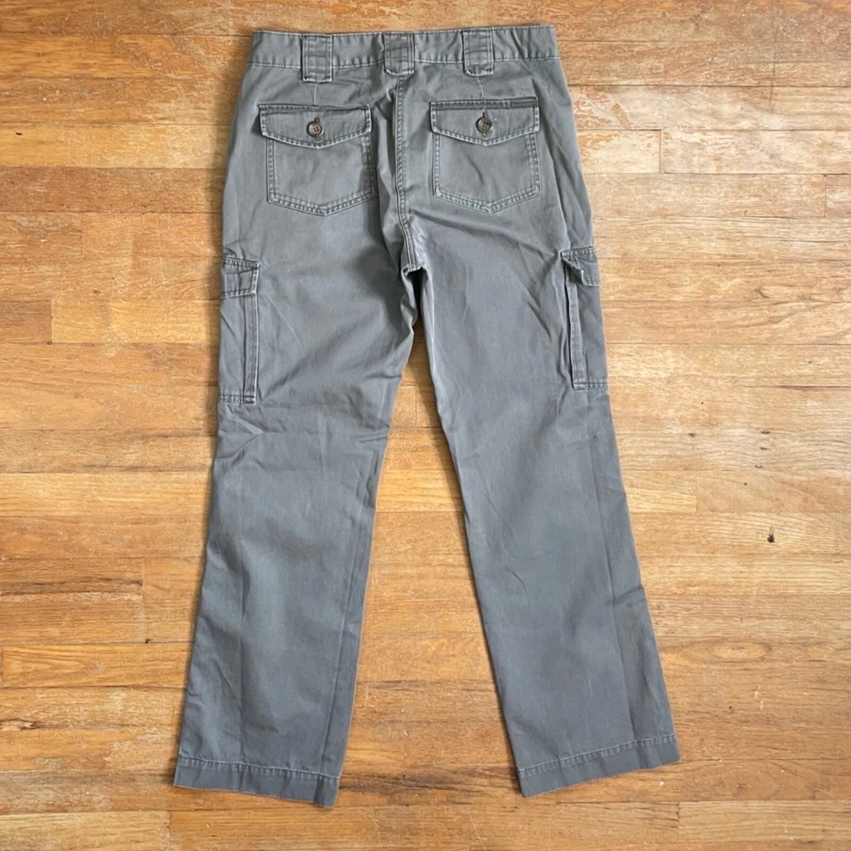Pantalones cargo vintage Calvin Klein talla mediana (8) 31" cintura años 90 sarga algodón Ch Foto 4 de 4