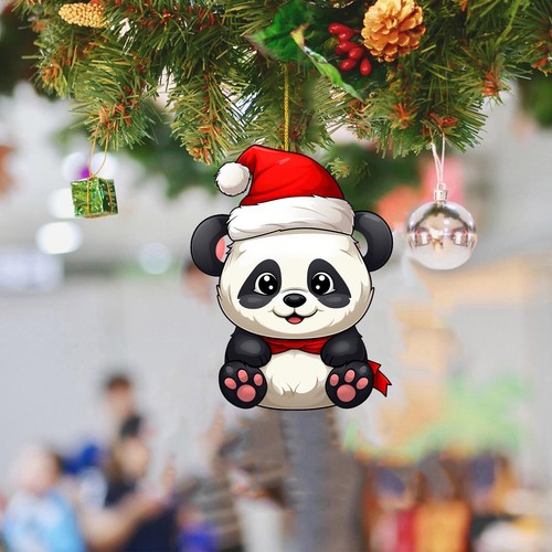 Colgante Árbol Panda Navidad Decoración Dibujos Animados Lindo Colgante Jardín Árbol Decoración - Imagen 11 de 20