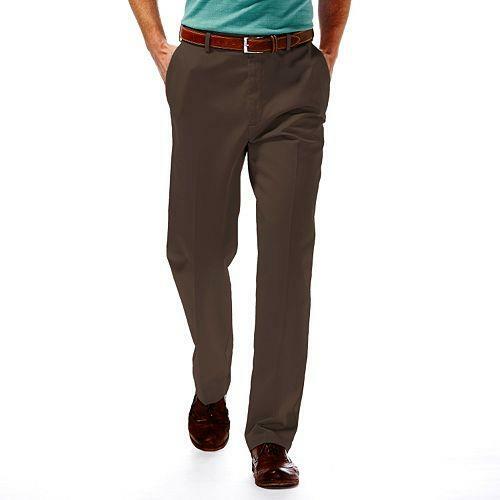 NEW MENS HAGGAR WORK TO WEEKEND CLASSIC 
