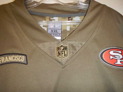 JOE MONTANA #16 MEN'S SALUTE TO SERVICE Jersey SIZE 2XL - 第 3/5 張圖片