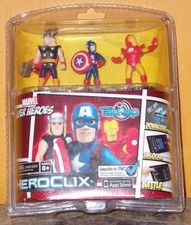 Heroclix Tab App Marvel Super Heroes Thor Captain America Iron Man TabApp Sealed