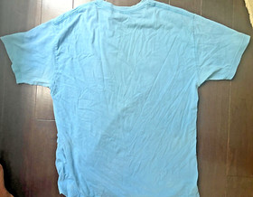 Lt Blue Capcom Bionic Commando Logo Short Sleeve Adult XL T-Shirt Nintendo NES