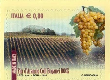 2014 Italy republic I wines D.O.C.G. 3rd Orange Flower MNH