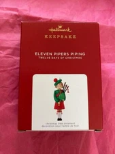 Hallmark Keepsake Ornament 2021 Eleven Pipers Piping twelve days of Christmas