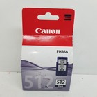 Genuine Canon PG-512 Black Ink Cartridge - Boxed