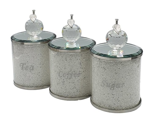 Diamant Crystal té café azúcar caja de infusión vidrio 6 piezas - Imagen 12 de 13